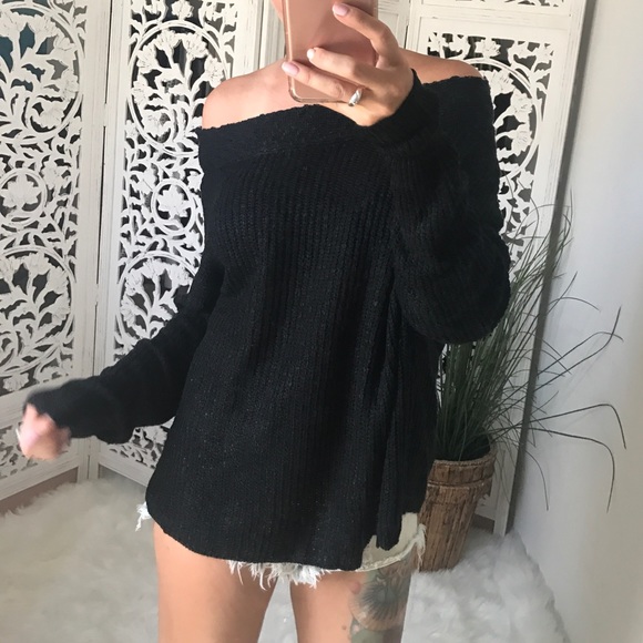 LAST 1️⃣ BLAKELY Slub Off Shoulder Sweater - Picture 6 of 7